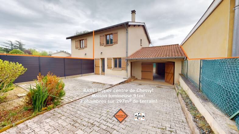 Maison en viager Bouquet 310 000 € 6 pièces 3 chambres 91 m² 297 m² de terrain Chessy 69380