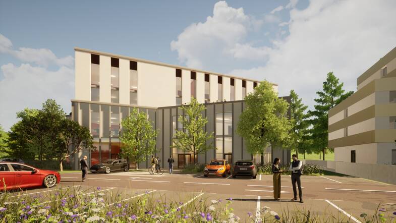 Espace bureau à vendre 5 004 000 € 2 085 m² de bureaux divisible de 90 m² à 218 m² Guilherand-Granges 07500