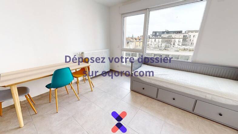 Appartement à louer 559 € 1 pièce 28 m² 4ème étage disponible à partir du 31/05/2025 Clemenceau Dijon 21000